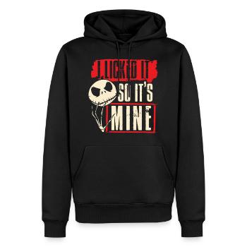 Je l'ai léché si c'est mon acteur horreur Halloween - Sweat à capuche Premium bio Homme - noir - Devant - Nico (187cm)