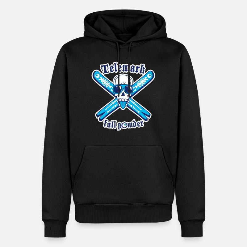 A Tgabarit FULLpowder2 - Sweat à capuche Premium bio Homme - noir