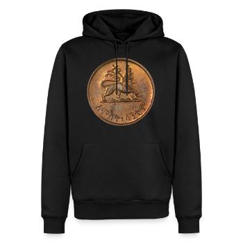 Lion of Juda - Reggae Jah Rastafari Roots Rasta - Männer Premium Bio Hoodie - Schwarz - Vorne - Nico (187cm)