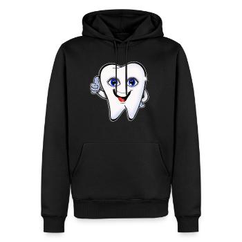 Dentist dental dental assistant helper t shirt - Men’s Premium Organic Hoodie - black - Front - Nico (187cm)