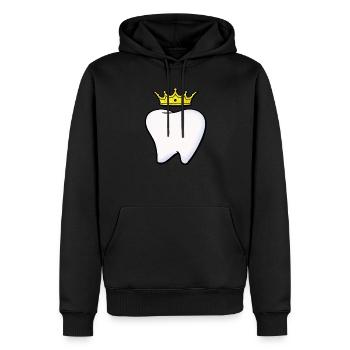dental teeth dentist - Men’s Premium Organic Hoodie - black - Front - Nico (187cm)