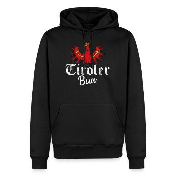 Tirol Shirt für Tiroler Buam und Männer Geschenk - Männer Premium Bio Hoodie - Schwarz - Vorne - Nico (187cm)