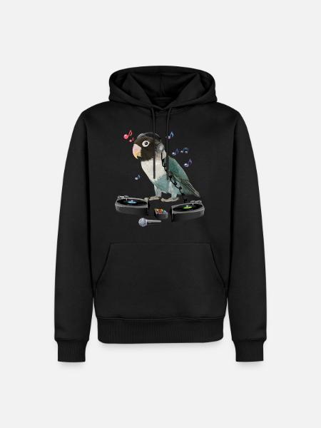 Lovebirds - Men’s Premium Organic Hoodie - black