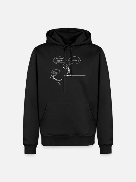 Physik Nerd Humor Student Geschenk - Herre Premium økologisk hoodie - sort