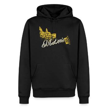 Malinois Design Shirt - Männer Premium Bio Hoodie - Schwarz - Vorne - Nico (187cm)