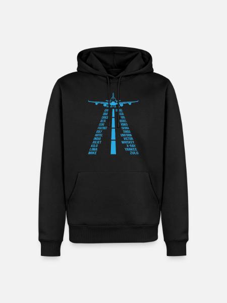 Airplane Pilot Copilot Gift - Men’s Premium Organic Hoodie - black