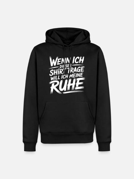Relaxation Mode - Männer Premium Bio Hoodie - Schwarz