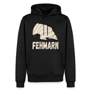 Fehmarn Ostsee für jeden Fehmarner Ostsee - Männer Premium Bio Hoodie - Schwarz - Vorne - Nico (187cm)