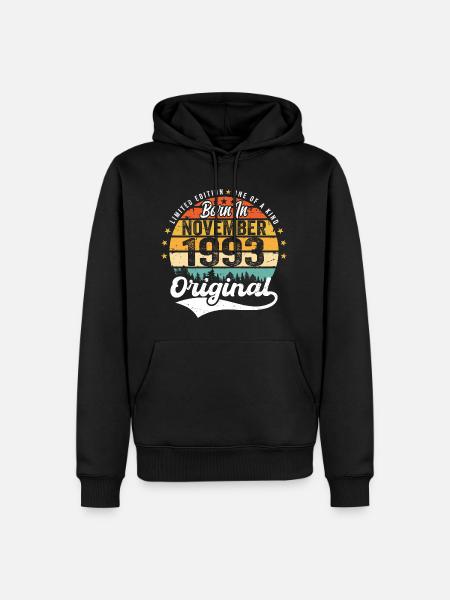 Legendary since November 1993 - 1993 - Men’s Premium Organic Hoodie - black