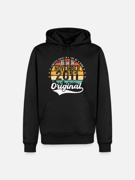 Legendary since November 2011 - 2011 - Men’s Premium Organic Hoodie - black