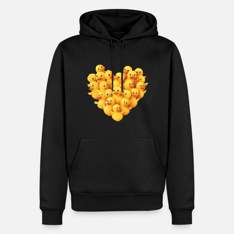 Bébé canard - Sweat à capuche Premium bio Homme - noir