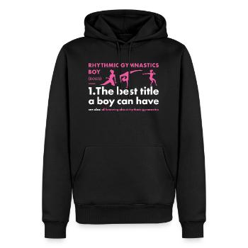 Gymnast Boy Definition Rhythmic Gymnastics - Männer Premium Bio Hoodie - Schwarz - Vorne - Nico (187cm)