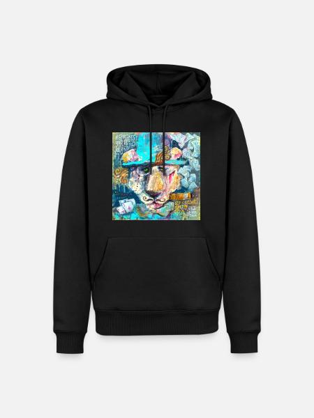 Bourgeois Lion - Men’s Premium Organic Hoodie - black