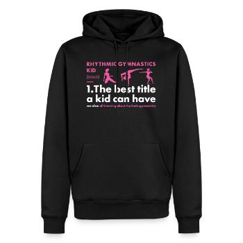 Gymnast Kid Definition Rhythmic Gymnastics - Männer Premium Bio Hoodie - Schwarz - Vorne - Nico (187cm)