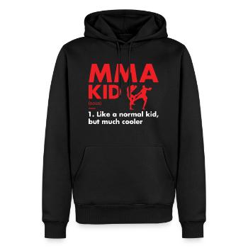 Sport Kid Definition MMA - Männer Premium Bio Hoodie - Schwarz - Vorne - Nico (187cm)