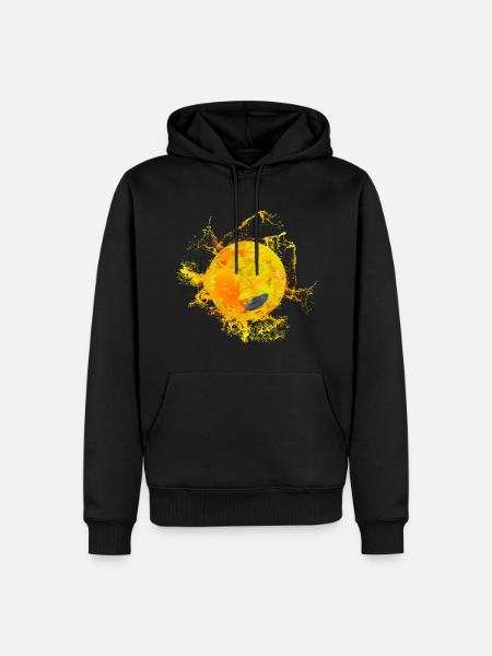 Sun - Men’s Premium Organic Hoodie - black