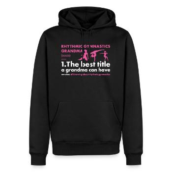 Gymnast Grandma Definition Rhythmic Gymnastics - Männer Premium Bio Hoodie - Schwarz - Vorne - Nico (187cm)