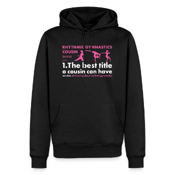 Gymnast Cousin Definition Rhythmic Gymnastics - Männer Premium Bio Hoodie - Schwarz - Vorne - Nico (187cm)