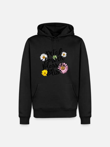 Petal Power Blossom Bliss - Men’s Premium Organic Hoodie - 