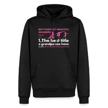 Gymnast Grandpa Definition Rhythmic Gymnastics - Männer Premium Bio Hoodie - Schwarz - Vorne - Nico (187cm)