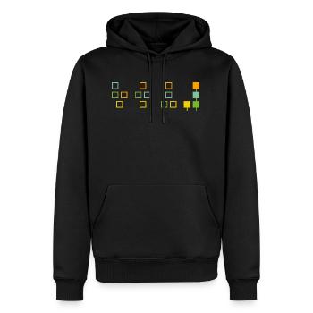 Synthesizer Musiker Musik keyboard - Männer Premium Bio Hoodie - Schwarz - Vorne - Nico (187cm)