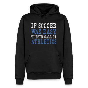Uruguay Soccer Uruguayan Football Uruguayo Futbol - Sweat à capuche Premium bio Homme - noir - Devant - Nico (187cm)