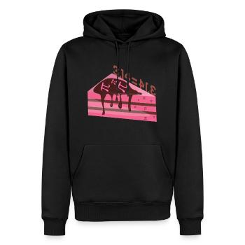Math 3.14 = Pie Pi - Men’s Premium Organic Hoodie - black - Front - Nico (187cm)