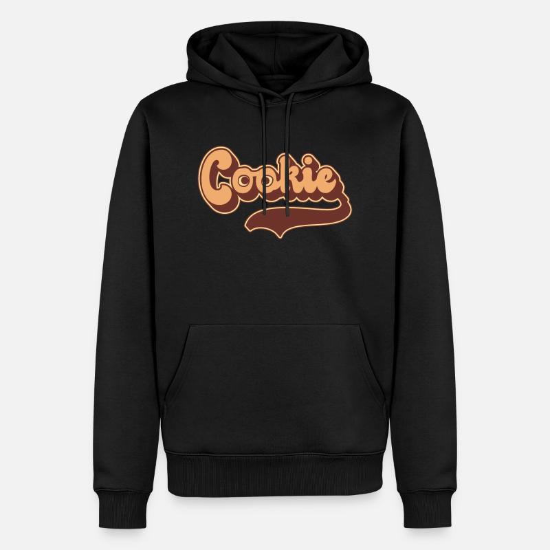 Cuisson des biscuits rétro - Sweat à capuche Premium bio Homme - noir