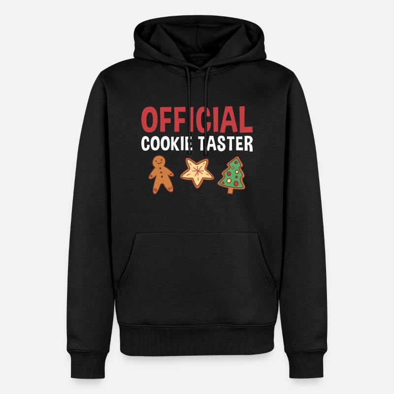Baking Official Cookie Button Cookie - Men’s Premium Organic Hoodie - black