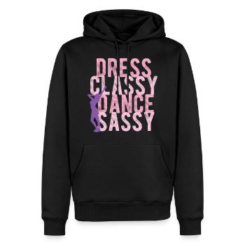 Breakdancing Tanzen für Tänzer - Männer Premium Bio Hoodie - Schwarz - Vorne - Nico (187cm)