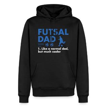 Sport Dad Definition Futsal - Männer Premium Bio Hoodie - Schwarz - Vorne - Nico (187cm)