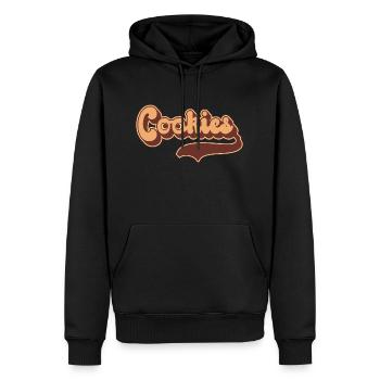 Baking Retro Cookie - Männer Premium Bio Hoodie - Schwarz - Vorne - Nico (187cm)