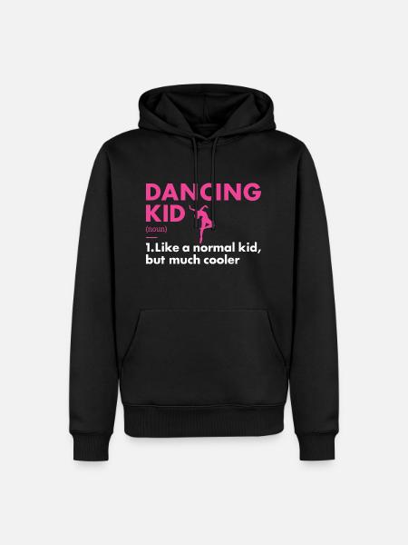 Dancer Kid Definition Dancing - Men’s Premium Organic Hoodie - black