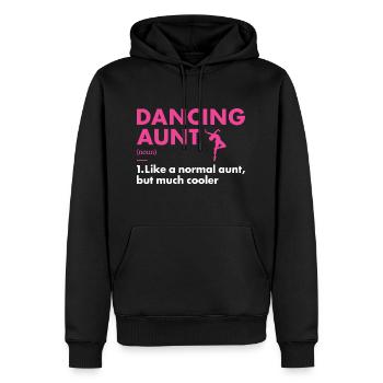 Dancer Aunt Definition Dancing - Männer Premium Bio Hoodie - Schwarz - Vorne - Nico (187cm)
