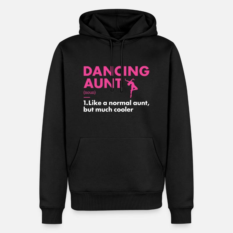 Danseuse Tante Définition Danse - Sweat à capuche Premium bio Homme - noir
