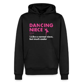 Dancer Niece Definition Dancing - Männer Premium Bio Hoodie - Schwarz - Vorne - Nico (187cm)