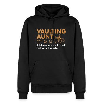 Vaulter Aunt Definition Vaulting - Männer Premium Bio Hoodie - Schwarz - Vorne - Nico (187cm)