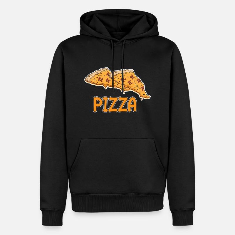 Math Pizza Pi - Sweat à capuche Premium bio Homme - noir
