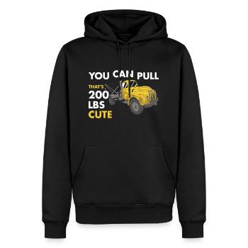 You Can Pull 200 Pounds That's Cute Tow Truck - Men’s Premium Organic Hoodie - black - Front - Nico (187cm)