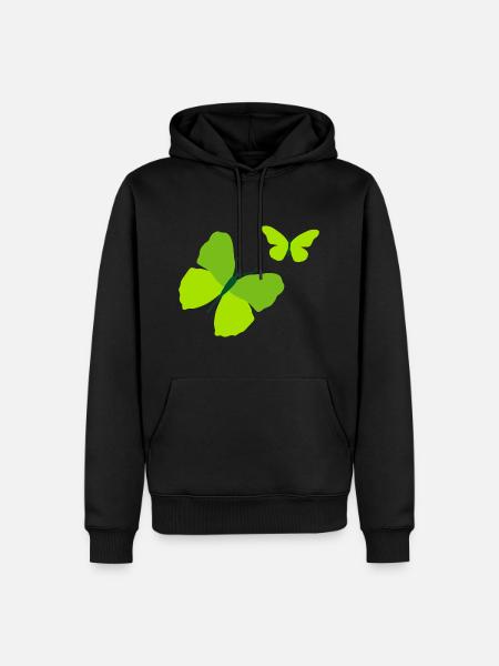 Butterfly Unique Gift Butterfly - Men’s Premium Organic Hoodie - black