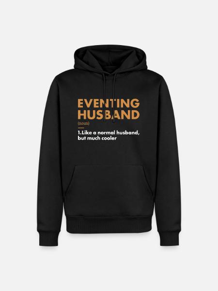 Rider Husband Definition Eventing - Men’s Premium Organic Hoodie - black