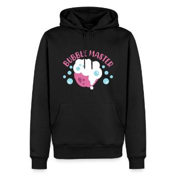 Hausgemachte Seife Haus-Frau Hobby Basteln - Männer Premium Bio Hoodie - Schwarz - Vorne - Nico (187cm)