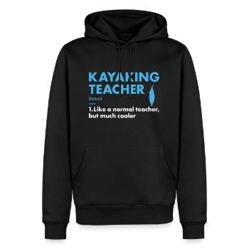 Kayaker Teacher Definition Kayaking - Männer Premium Bio Hoodie - Schwarz - Vorne - Nico (187cm)