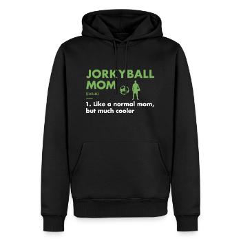 Sport Mom Definition Jorkyball - Männer Premium Bio Hoodie - Schwarz - Vorne - Nico (187cm)