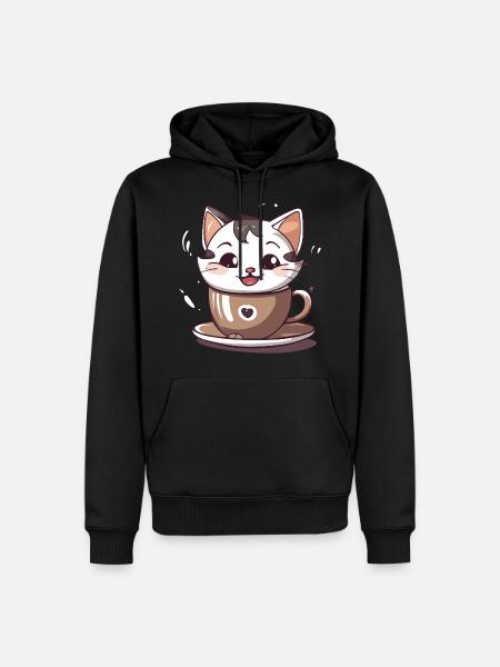 Chatcolate #1 - Men’s Premium Organic Hoodie - black