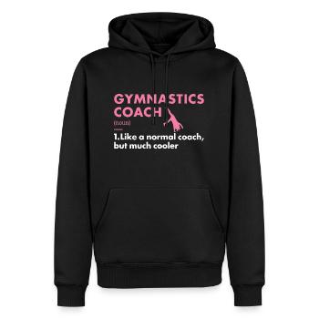 Sport Coach Gymnastics - Männer Premium Bio Hoodie - Schwarz - Vorne - Nico (187cm)