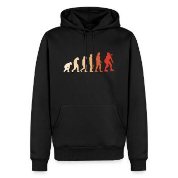 Sport Evolution Roller Derby - Männer Premium Bio Hoodie - Schwarz - Vorne - Nico (187cm)