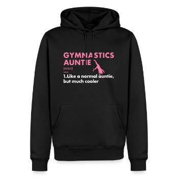 Sport Auntie Gymnastics - Männer Premium Bio Hoodie - Schwarz - Vorne - Nico (187cm)