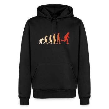 Sport Evolution Airsoft - Men’s Premium Organic Hoodie - black - Front - Nico (187cm)
