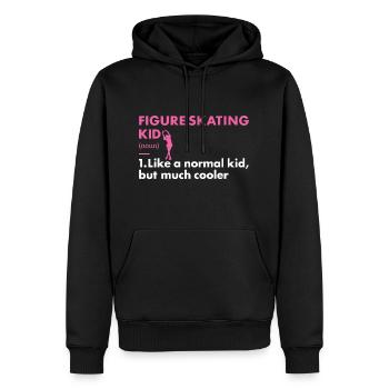 Sport Kid Figure Skating - Männer Premium Bio Hoodie - Schwarz - Vorne - Nico (187cm)